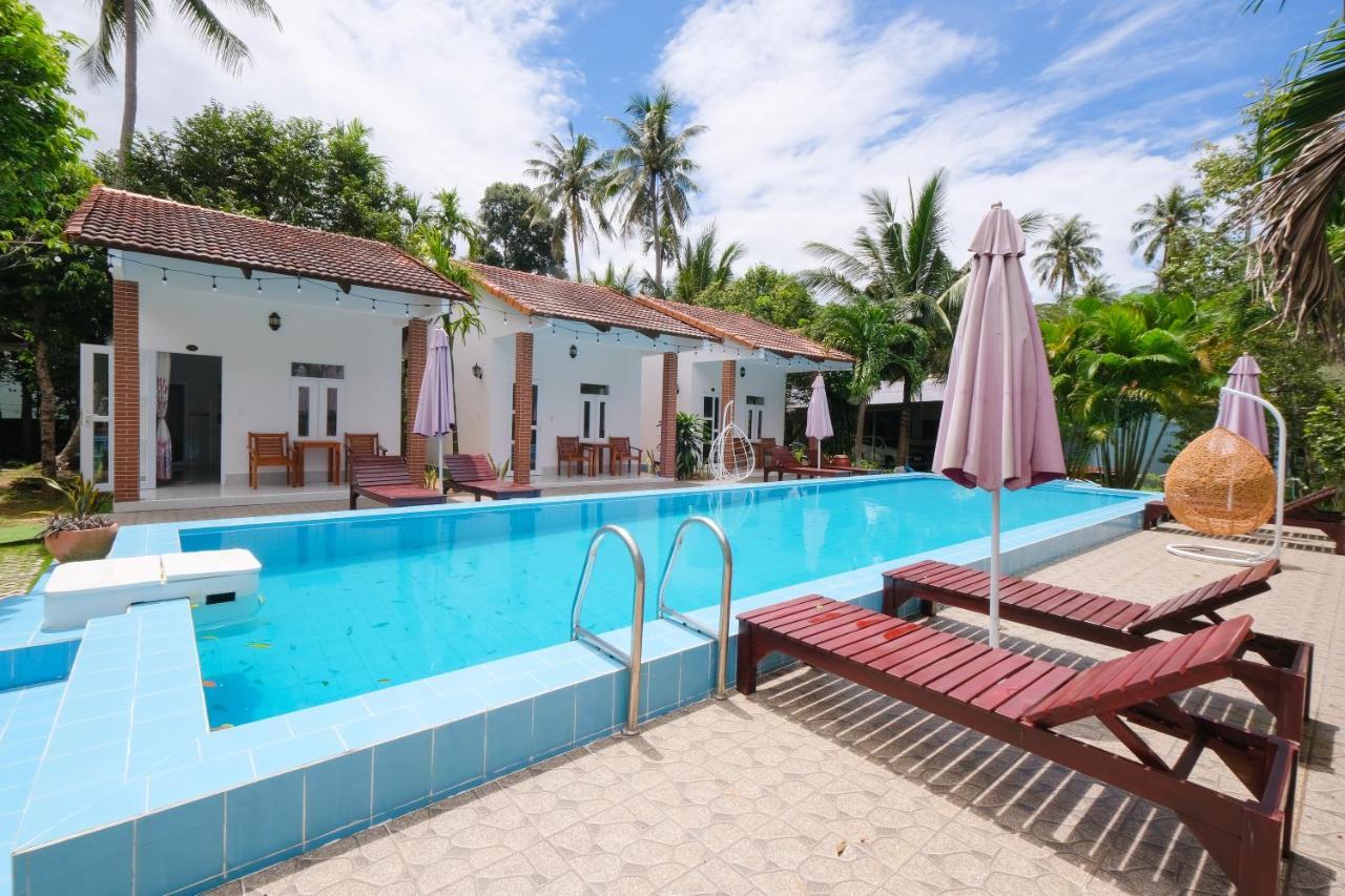 Duc Anh Bungalow Bed and Breakfast Phu Quoc Exterior foto